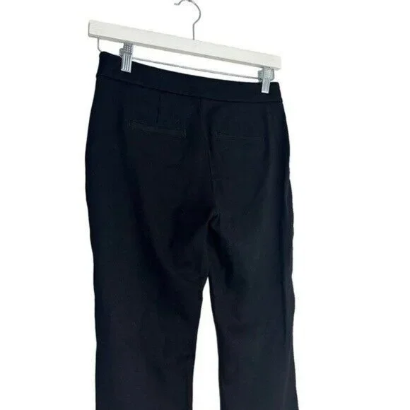 Cabi 3394 Kingston Cropped Black Trousers Pants Sz 2 Ponte Stretch Chelsea Chic - Picture 6 of 12